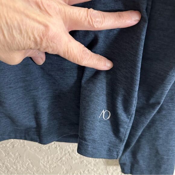 Anderson Ord Performance Apparel Blue Zip Up Athletic Pullover Size Medium - Picture 3 of 9